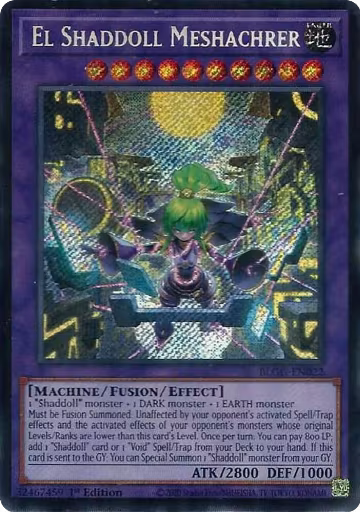 El Shaddoll Meshachrer (BLGG-EN022), Battles of Legend: Glorious Gallery — Yu-Gi-Oh! card price