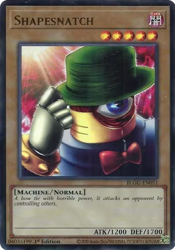 Shapesnatch (BLGG-EN051), Battles of Legend: Glorious Gallery — Yu-Gi-Oh! card price