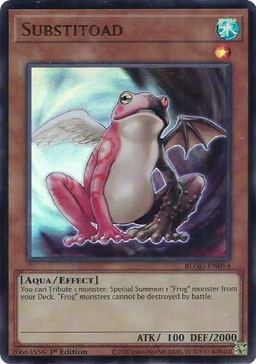 Substitoad (BLGG-EN054), Battles of Legend: Glorious Gallery — Yu-Gi-Oh! card price