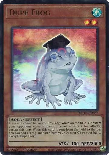 Dupe Frog (BLGG-EN055), Battles of Legend: Glorious Gallery — Yu-Gi-Oh! card price