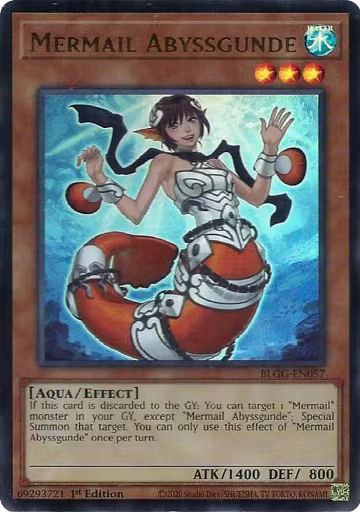 Mermail Abyssgunde (BLGG-EN057), Battles of Legend: Glorious Gallery — Yu-Gi-Oh! card price