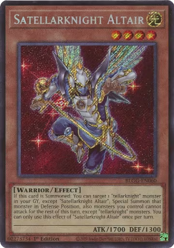 Satellarknight Altair (BLGG-EN060), Battles of Legend: Glorious Gallery — Yu-Gi-Oh! card price