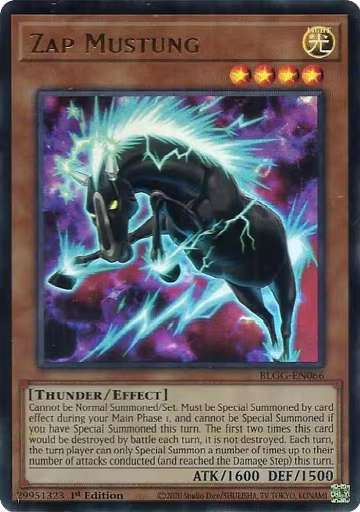 Zap Mustung (BLGG-EN066), Battles of Legend: Glorious Gallery — Yu-Gi-Oh! card price