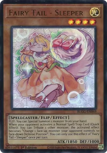 Fairy Tail - Sleeper (BLGG-EN069), Battles of Legend: Glorious Gallery — Yu-Gi-Oh! card price