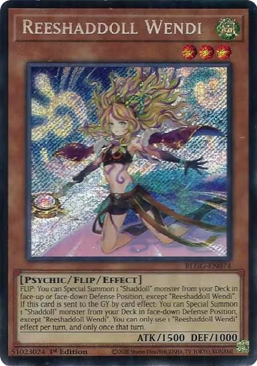 Reeshaddoll Wendi (BLGG-EN074), Battles of Legend: Glorious Gallery — Yu-Gi-Oh! card price