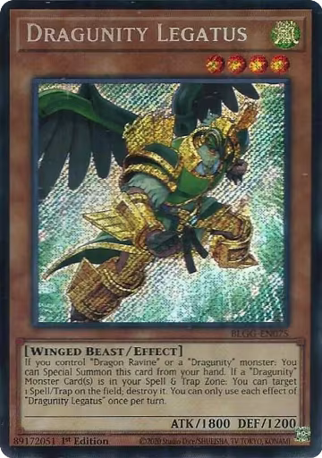 Dragunity Legatus (BLGG-EN075), Battles of Legend: Glorious Gallery — Yu-Gi-Oh! card price