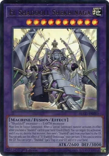 El Shaddoll Shekhinaga (BLGG-EN082), Battles of Legend: Glorious Gallery — Yu-Gi-Oh! card price