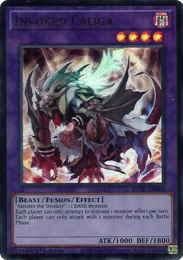 Invoked Caliga (BLGG-EN084), Battles of Legend: Glorious Gallery — Yu-Gi-Oh! card price
