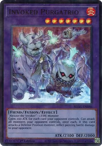 Invoked Purgatrio (BLGG-EN086), Battles of Legend: Glorious Gallery — Yu-Gi-Oh! card price