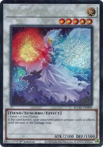 Armades, Keeper of Boundaries (BLGG-EN090), Battles of Legend: Glorious Gallery — Yu-Gi-Oh! card price