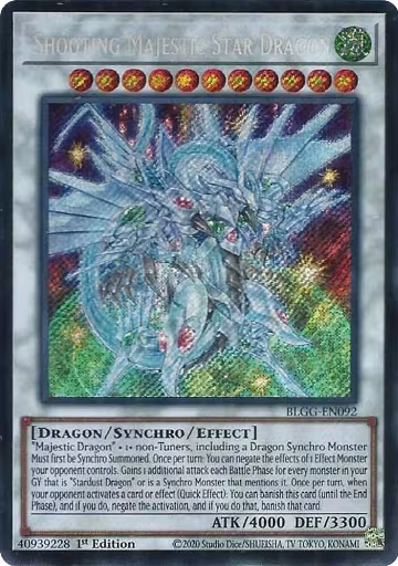 Shooting Majestic Star Dragon (BLGG-EN092), Battles of Legend: Glorious Gallery — Yu-Gi-Oh! card price