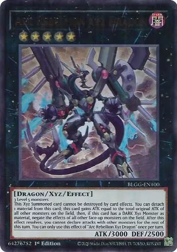 Arc Rebellion Xyz Dragon (BLGG-EN100), Battles of Legend: Glorious Gallery — Yu-Gi-Oh! card price