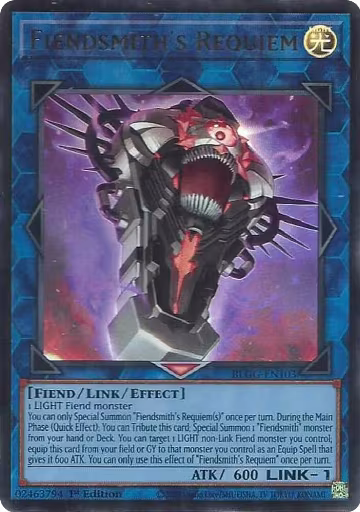 Fiendsmith's Requiem (BLGG-EN103), Battles of Legend: Glorious Gallery — Yu-Gi-Oh! card price