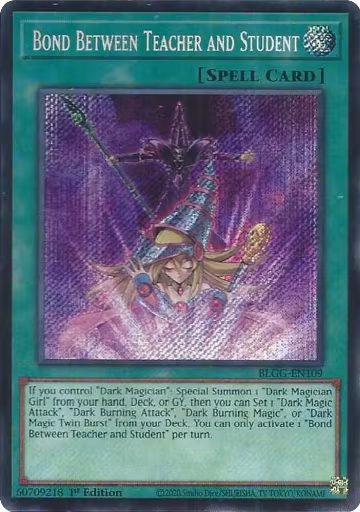 Bond Between Teacher and Student (BLGG-EN109), Battles of Legend: Glorious Gallery — Yu-Gi-Oh! card price