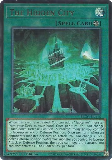 The Hidden City (BLGG-EN115), Battles of Legend: Glorious Gallery — Yu-Gi-Oh! card price