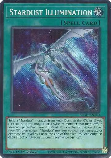 Stardust Illumination (BLGG-EN120), Battles of Legend: Glorious Gallery — Yu-Gi-Oh! card price