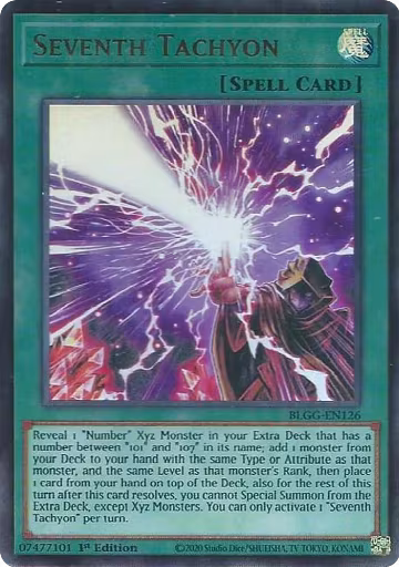 Seventh Tachyon (BLGG-EN126), Battles of Legend: Glorious Gallery — Yu-Gi-Oh! card price