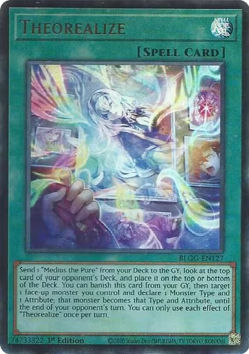 Theorealize (BLGG-EN127), Battles of Legend: Glorious Gallery — Yu-Gi-Oh! card price