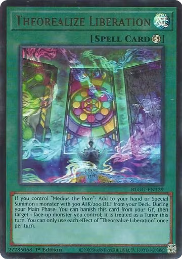 Theorealize Liberation (BLGG-EN129), Battles of Legend: Glorious Gallery — Yu-Gi-Oh! card price