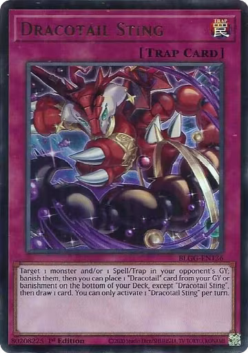 Dracotail Sting (BLGG-EN136), Battles of Legend: Glorious Gallery — Yu-Gi-Oh! card price