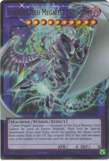 Chimeratech Megafleet Dragon (BLGG-EN138), Battles of Legend: Glorious Gallery — Yu-Gi-Oh! card price