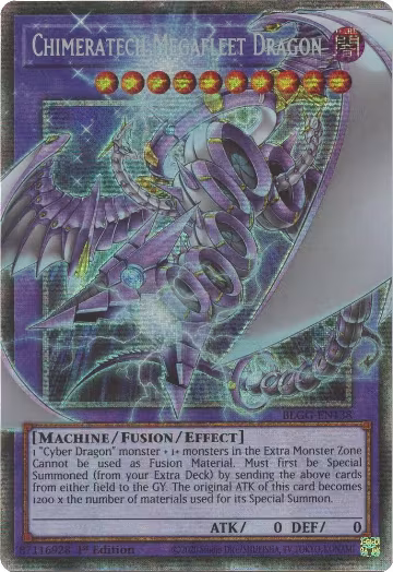 Chimeratech Megafleet Dragon (Starlight Rare) (BLGG-EN138), Battles of Legend: Glorious Gallery — Yu-Gi-Oh! card price
