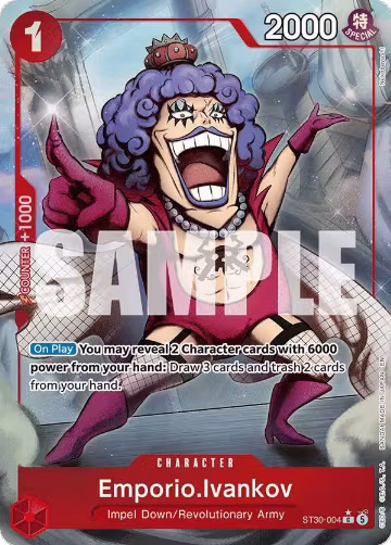 Emporio.Ivankov (Full Art) (ST30-004), ST-30: Starter Deck 30 EX Luffy & Ace — One Piece card price