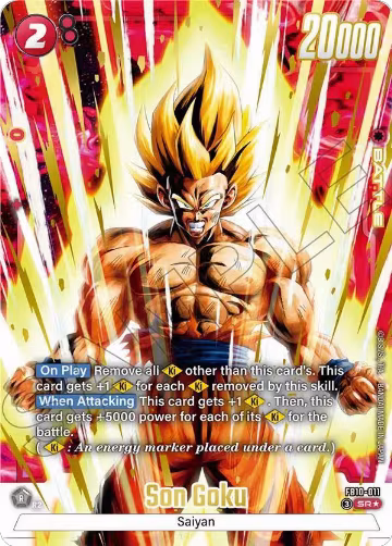 Son Goku - FB10-011 (Alternate Art) (FB10-011), Cross Force — DB Fusion card price