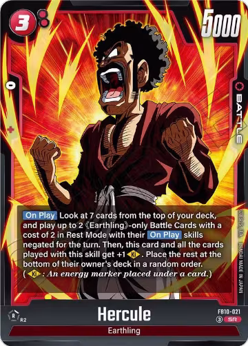 Hercule - FB10-021 (FB10-021), Cross Force — DB Fusion card price
