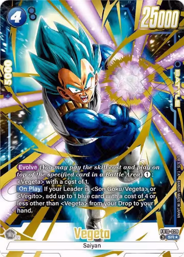 Vegeta - FB10-039 (Alternate Art) (FB10-039), Cross Force — DB Fusion card price