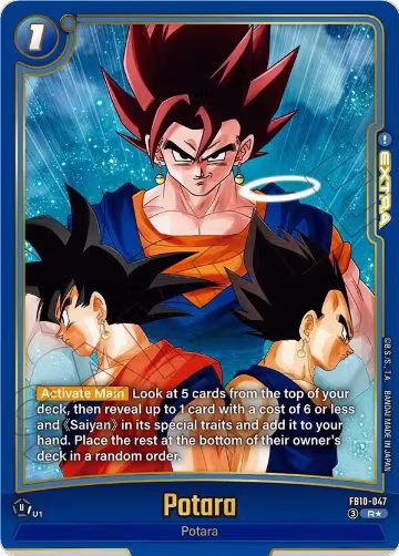 Potara (Alternate Art) (FB10-047), Cross Force — DB Fusion card price