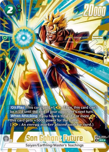 Son Gohan : Future - FB10-059 (Alternate Art) (FB10-059), Cross Force — DB Fusion card price