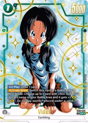 Videl (Alternate Art) (FB10-064), Cross Force — DB Fusion card price
