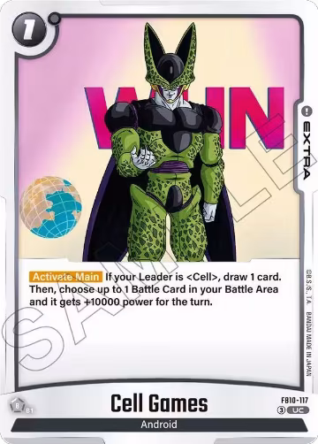 Cell Games (FB10-117), Cross Force — DB Fusion card price