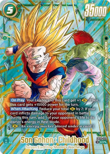 Son Gohan : Childhood - FB10-122 (Super Alternate Art) (FB10-122), Cross Force — DB Fusion card price