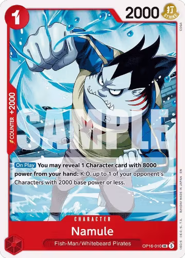 Namule (OP16-010), The Time of Battle — One Piece card price