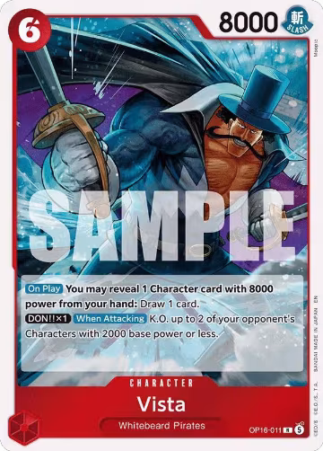 Vista (OP16-011), The Time of Battle — One Piece card price
