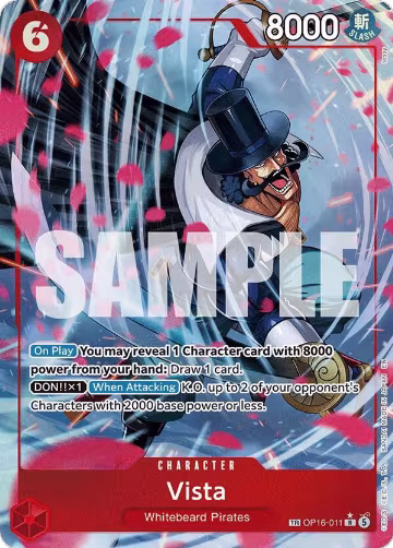 Vista (TR) (OP16-011), The Time of Battle — One Piece card price