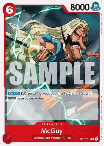 McGuy (OP16-013), The Time of Battle — One Piece card price