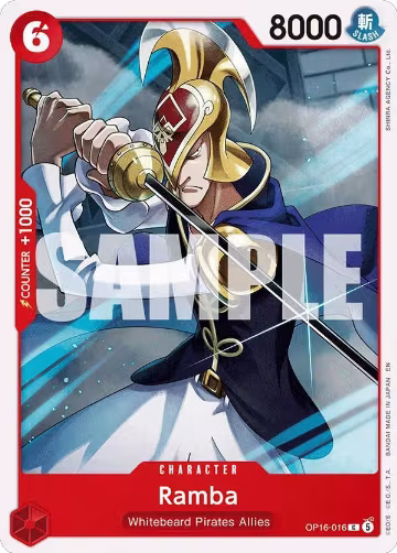 Ramba (OP16-016), The Time of Battle — One Piece card price