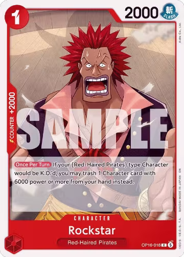 Rockstar (OP16-018), The Time of Battle — One Piece card price