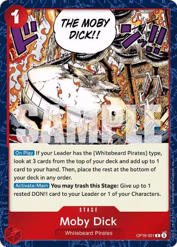 Moby Dick (OP16-021), The Time of Battle — One Piece card price