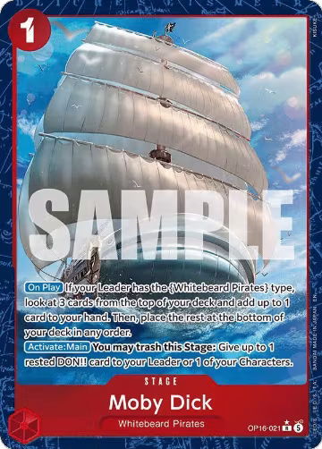 Moby Dick (Alternate Art) (OP16-021), The Time of Battle — One Piece card price