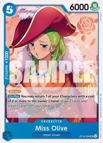 Miss Olive (OP16-050), The Time of Battle — One Piece card price