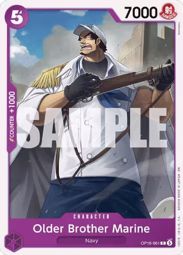 Older Brother Marine (OP16-061), The Time of Battle — One Piece card price