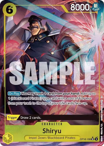 Shiryu (Full Art) (OP16-108), The Time of Battle — One Piece card price