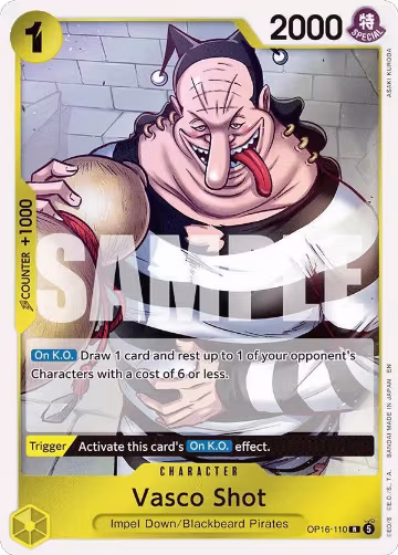 Vasco Shot (OP16-110), The Time of Battle — One Piece card price