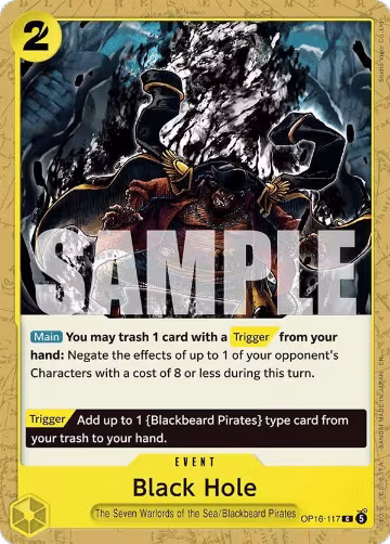 Black Hole (OP16-117), The Time of Battle — One Piece card price