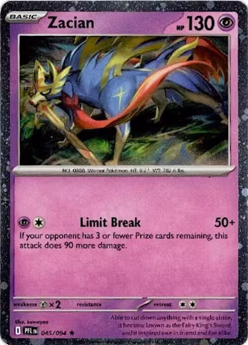 Zacian - 045/094 (Cosmos Holo) (045/094), Blister Exclusives — Pokémon card price