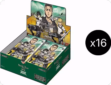 Attack on Titan Vol. 2 - Booster Display Case, UEX07BT: Attack on Titan Vol. 2 — Union Arena sealed product price